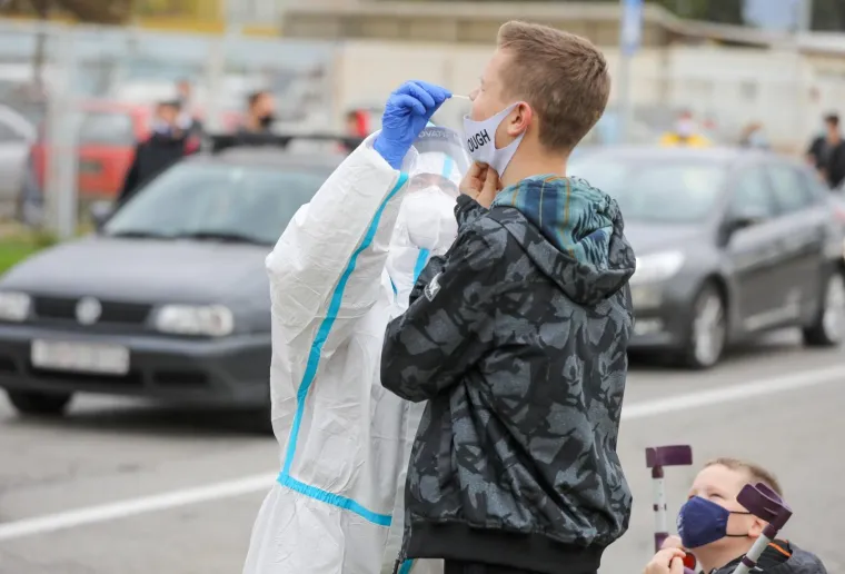 Ogromne prometne gužve u Novom Zagrebu zbog testiranja na koronavirus na Velesajmu