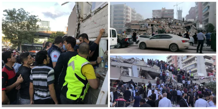 Srušene zgrade, prestravljeni ljudi: Snažan potres pogodio Grčku i Tursku, Izmir pogodio i manji tsunami