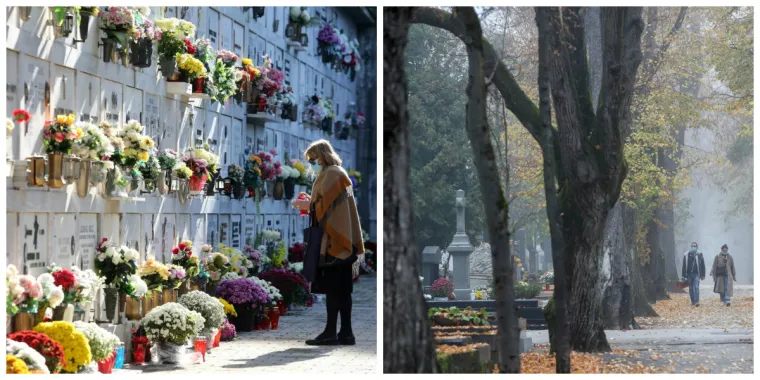 Na blagdan Svih svetih građani diljem Hrvatske prisjećaju se najmilijih: Poštujući epidemiološke mjere obilaze njihove grobove