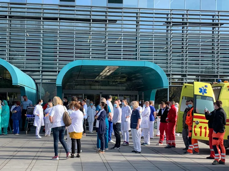 Prosvjed djelatnika KB Dubrava