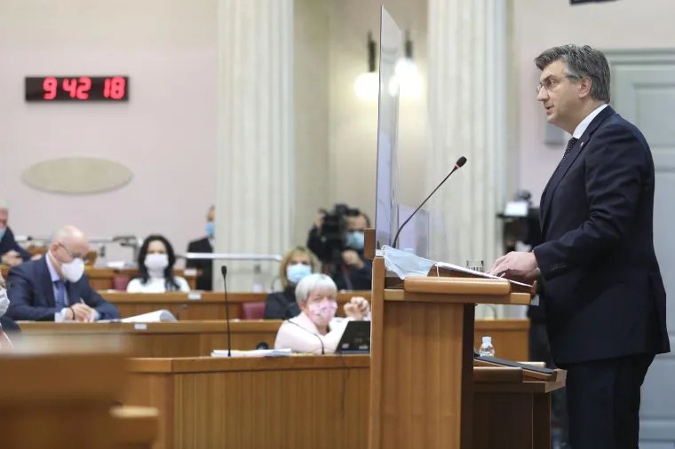 Plenković: 'Suočeni smo s najvećim zdravstvenim, dru&scaron;tvenim i gospodarskim izazovima od Domovinskog rata'