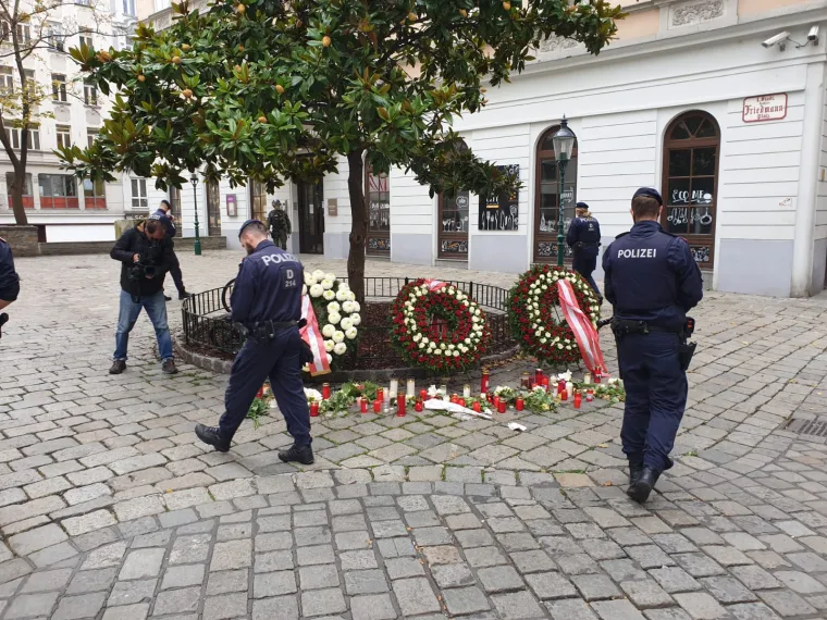 Snažne policijske i vojne snage na ulicama Beča