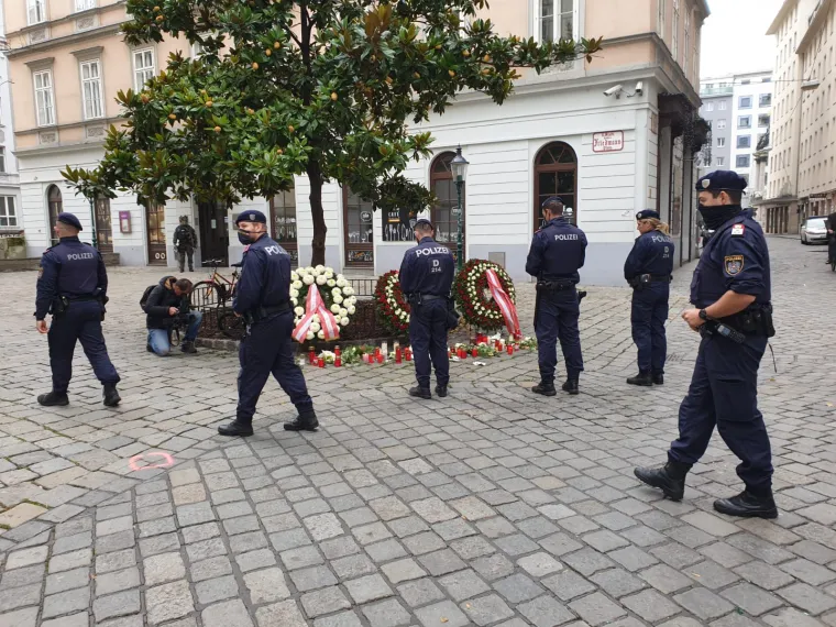 Snažne policijske i vojne snage na ulicama Beča