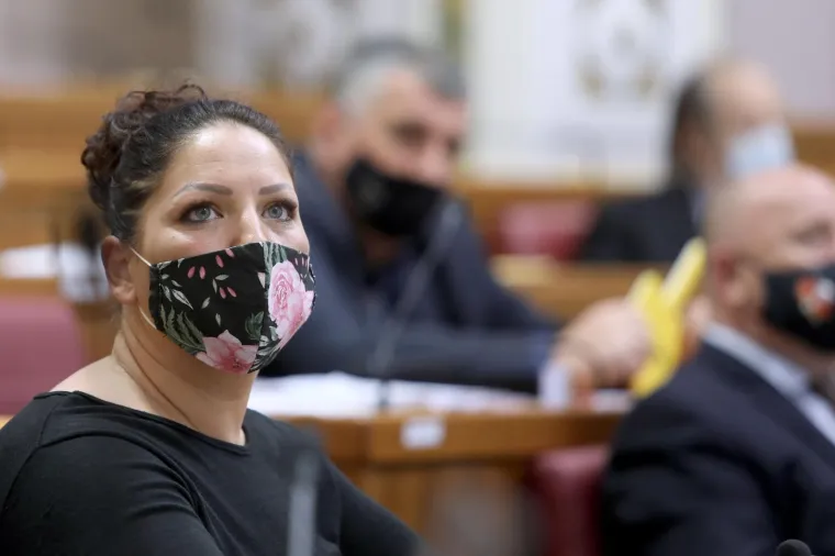 05.11.2020., Zagreb - Sabor je 4. sjednicu nastavio raspravom o rebalansu proracuna Republike Hrvatske za 2020. godinu.
Photo: Patrik Macek/PIXSELL