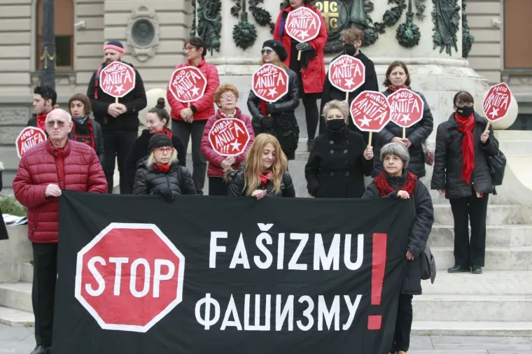STOP FAŠIZMU! Održali akciju povodom Međunarodnog dana borbe protiv fašizma i antisemitizma