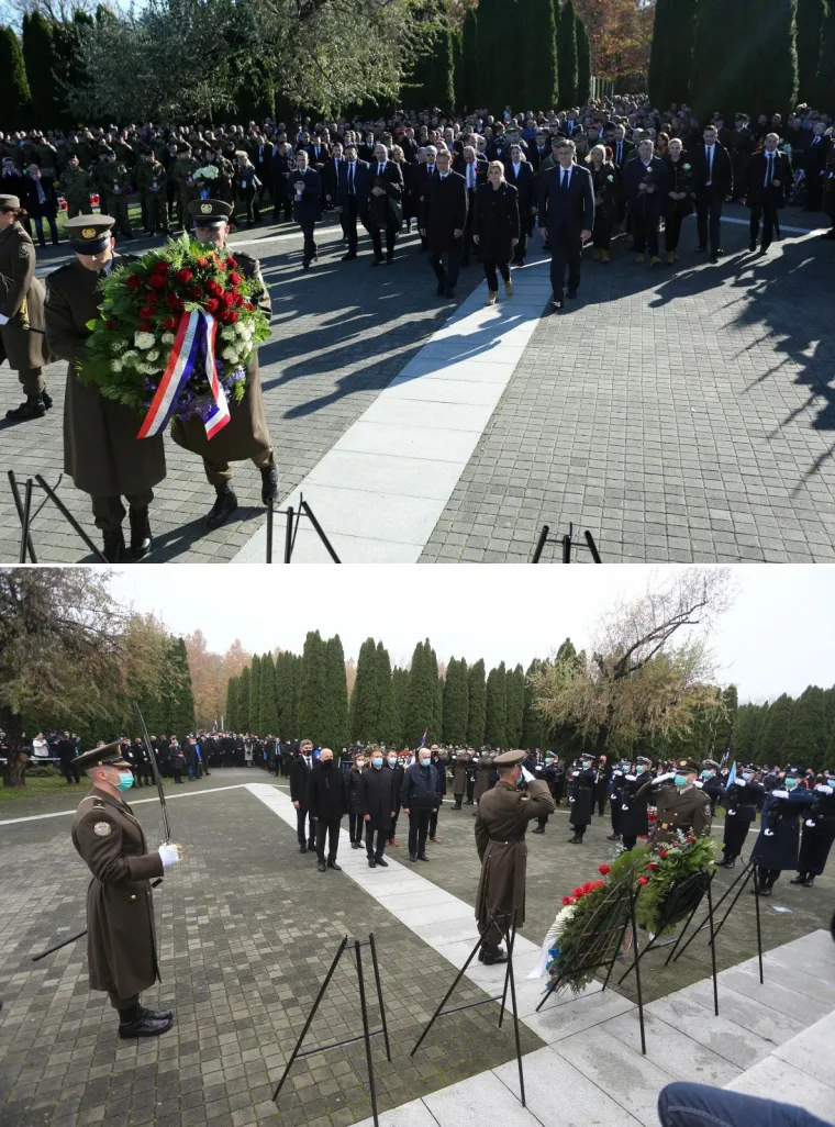 18.11.2019., Vukovar - Usporedba Kolone sjećanja prošle i ove godine. Photo: Davor Javorovic/PIXSELL