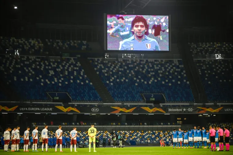 OBRAČUN RIJEKE I NAPOLIJA POČEO S MINUTOM &Scaron;UTNJE: Nikad tužniji uvod u utakmicu na San Paolu