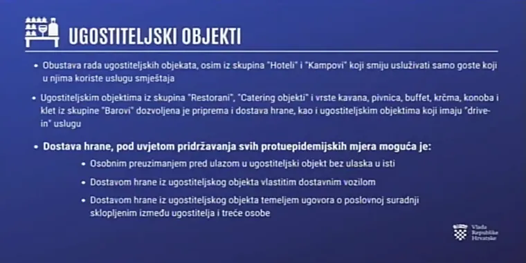 OVO SU NOVE MJERE: Hrvatska se zatvara od subote, donosimo popis i detaljan opis svih mjera koje stupaju na snagu