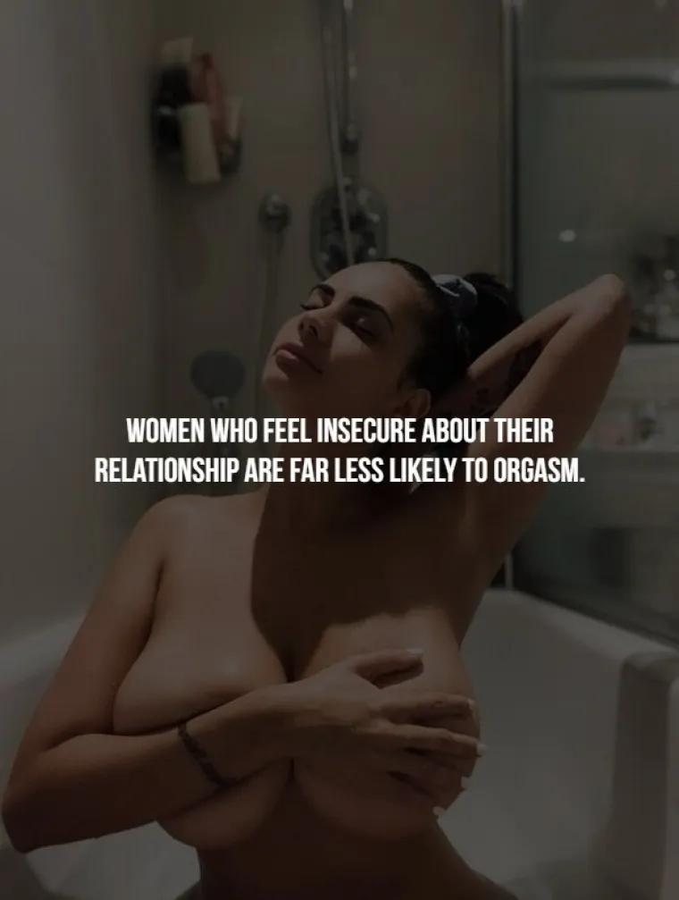 Žene koje nisu sigurne u svoju vezu, imaju manje šanse za orgazam tijekom seksa s partnerom.