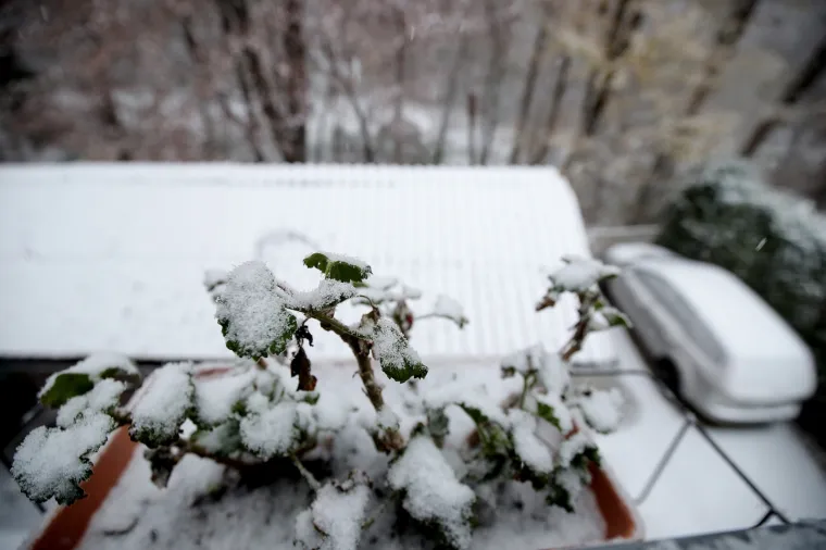 Snježna idila u Zagrebu.