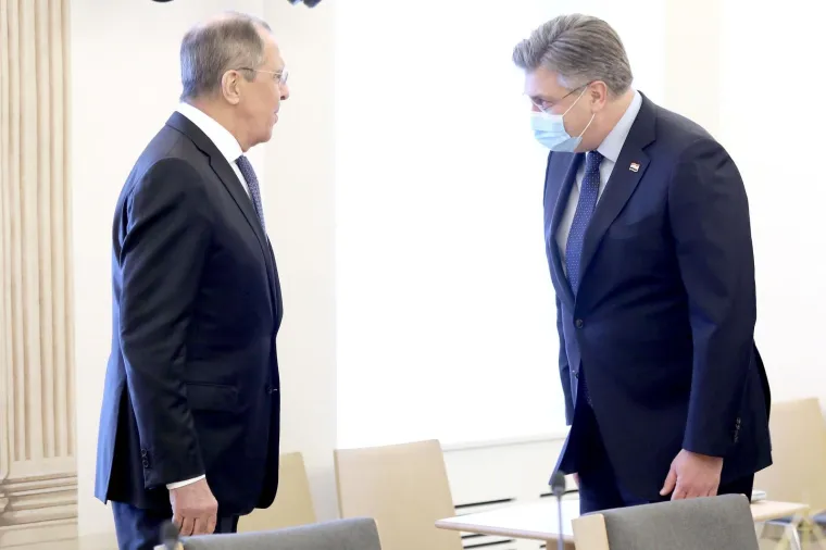 Andrej Plenković primio Sergeja Lavrova