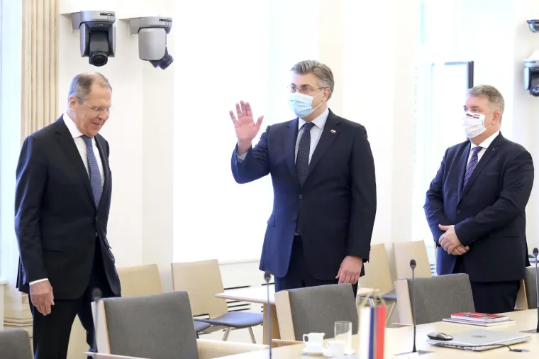 Andrej Plenković primio Sergeja Lavrova