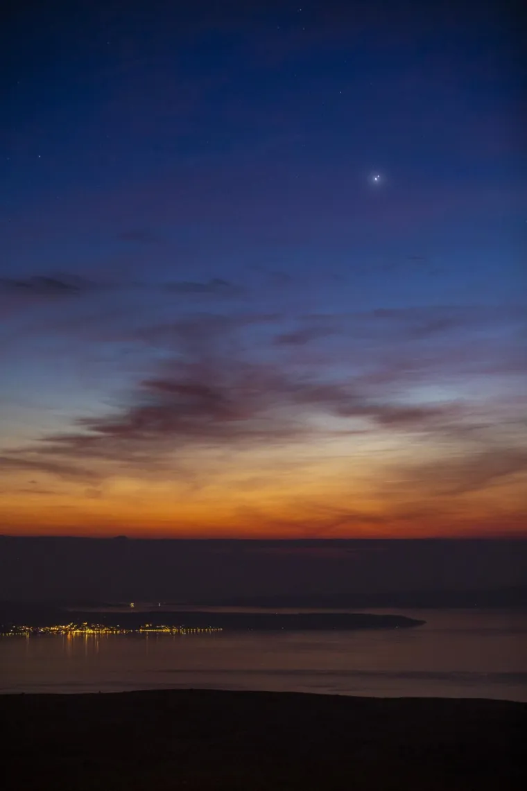 Gornje Sitno: Promatranje velike konjunkcije planeta Jupitera i Saturna