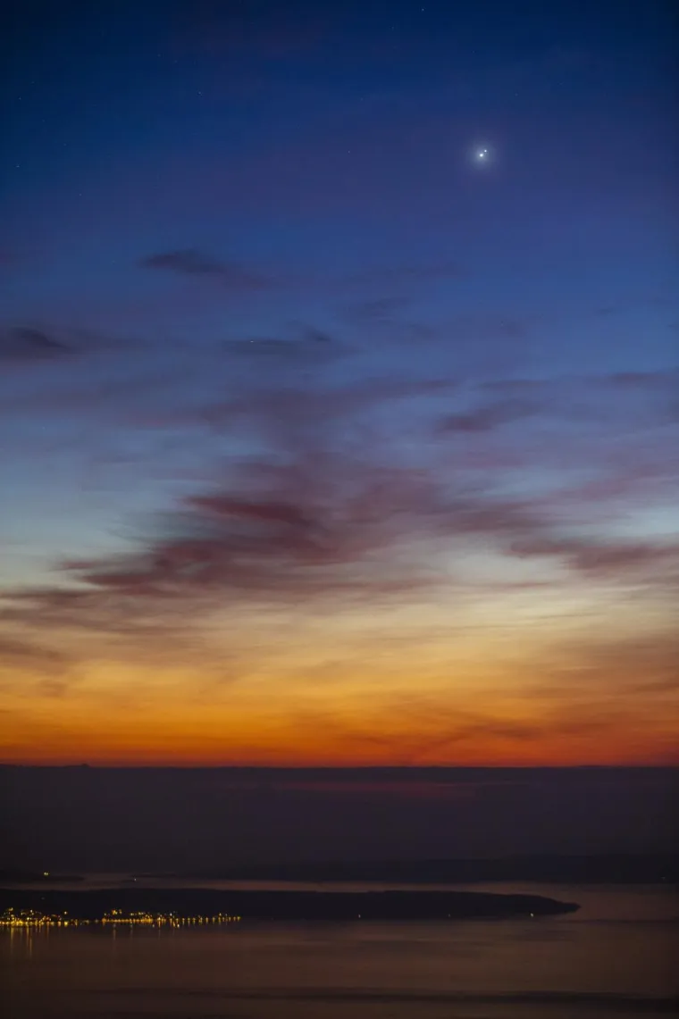 Gornje Sitno: Promatranje velike konjunkcije planeta Jupitera i Saturna