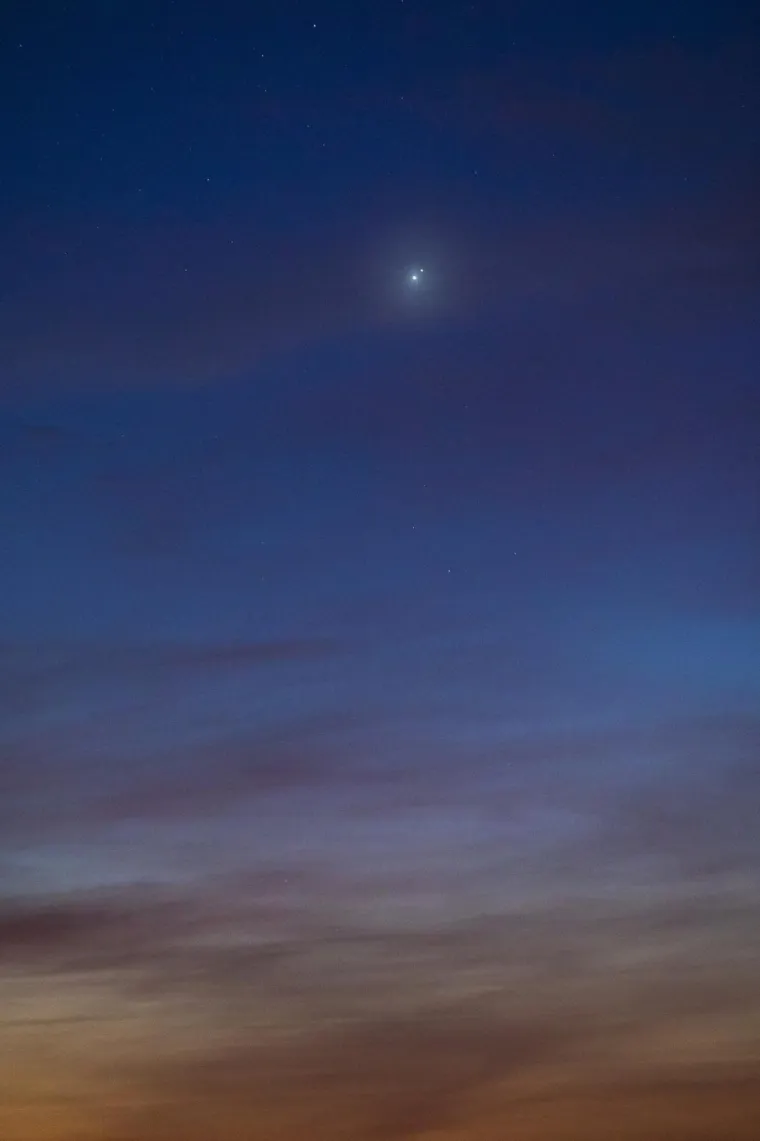 Gornje Sitno: Promatranje velike konjunkcije planeta Jupitera i Saturna