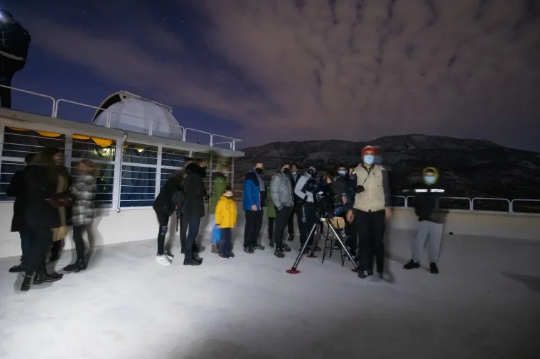 Gornje Sitno: Promatranje velike konjunkcije planeta Jupitera i Saturna