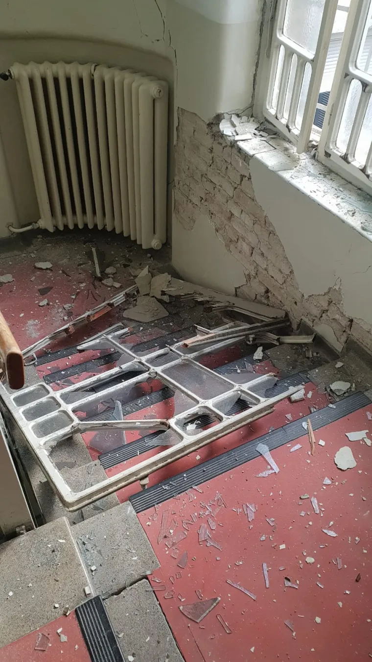 Oštećenja na Klinici za dječje bolesti u Zagrebu