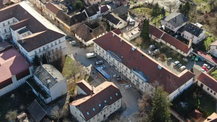 Pogledajte Petrinju iz zraka