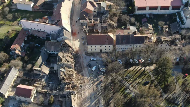 Pogledajte Petrinju iz zraka