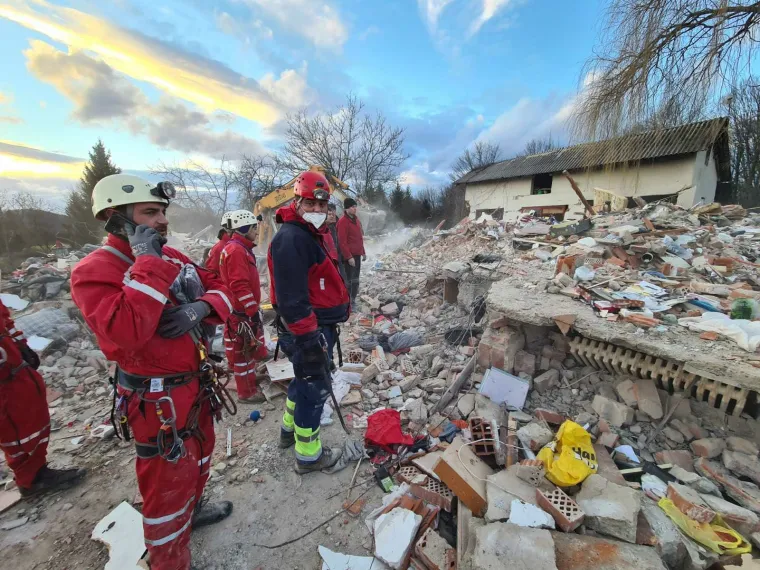 HGSS na terenu u Petrinji