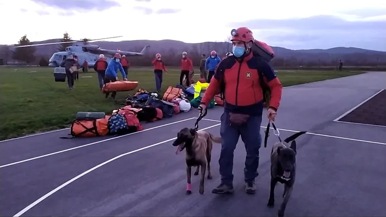 HGSS na terenu u Petrinji