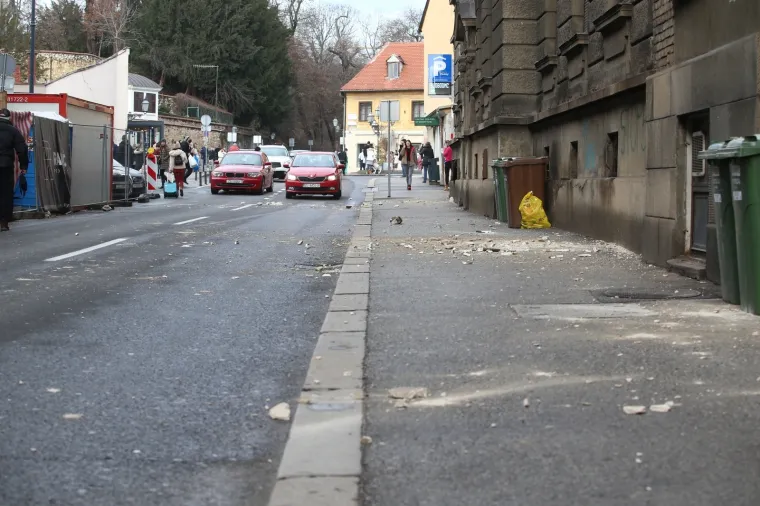 29.12.2020., Zagreb - Centar grada nakon potresa koji je ponovni ucinio veliku stetu. Photo: Matija Habljak/PIXSELL