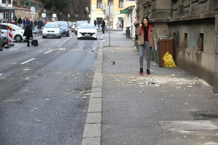 29.12.2020., Zagreb - Centar grada nakon potresa koji je ponovni ucinio veliku stetu. Photo: Matija Habljak/PIXSELL