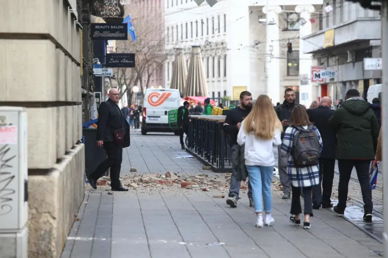 29.12.2020., Zagreb - Centar grada nakon potresa koji je ponovni ucinio veliku stetu. Photo: Matija Habljak/PIXSELL