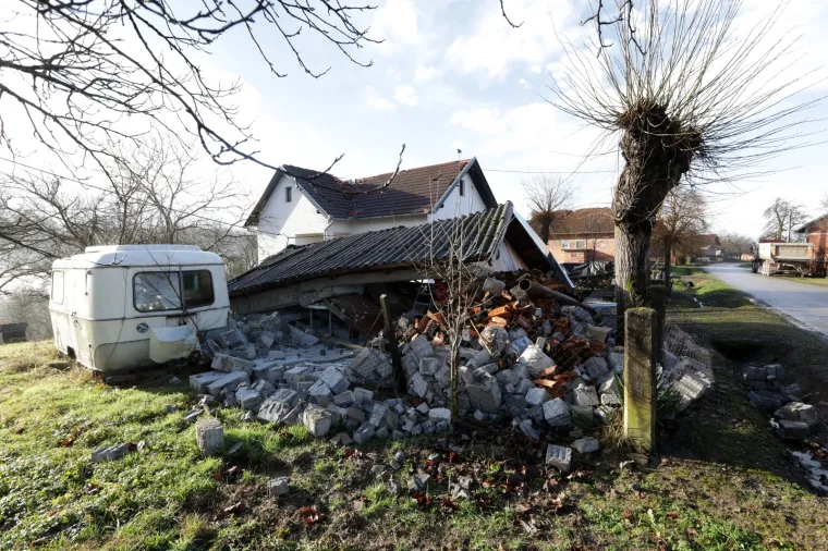 STRAŠNI PRIZORI IZ NOVOG SELA GLINSKO: Posljedice razornog potresa su zastrašujuće