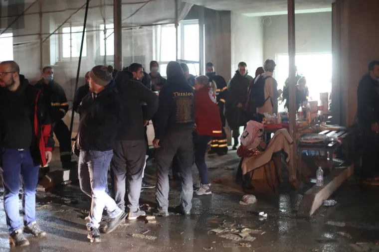 29.12.2020., Glina - Drvni centar Glina gdje se sakuplja pristigla materijalna pomoc za sve stanovnike kojima je ona potrebna nakon razornog potresa. Photo: Borna Filic/PIXSELL