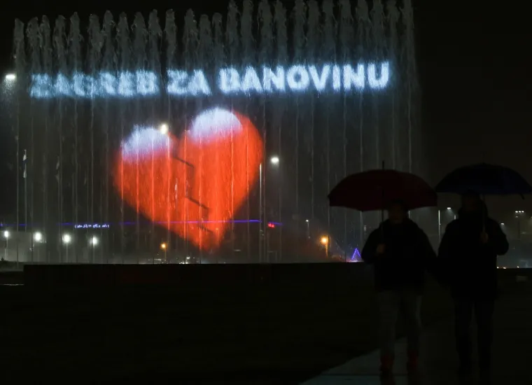 Zagrebačke fontane svijetle za Banovinu