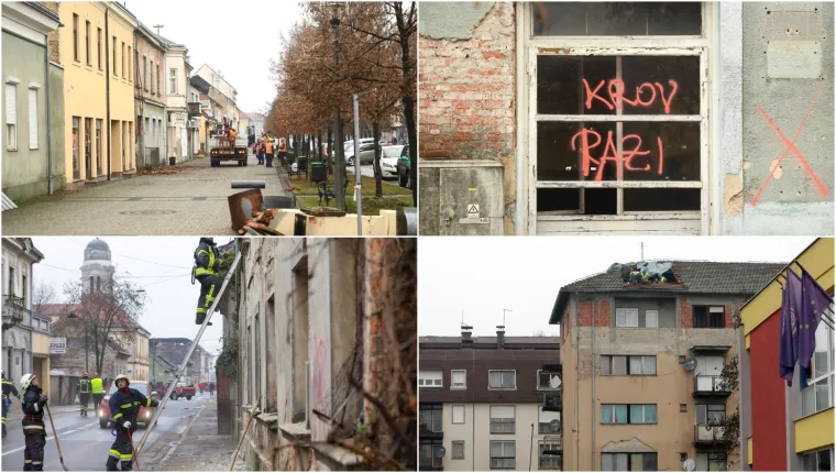 Gotovo tjedan dana nakon potresa, ulice Gline su puste: Na terenu su samo dežurne službe koje saniraju &scaron;tetu