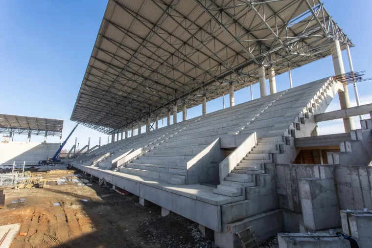 NAJMODERNIJI I NAJLJEPŠI STADION U HRVATSKOJ IZ DANA U DAN RASTE: Pogledajte najnovije kadrove budućeg Osijekovog doma