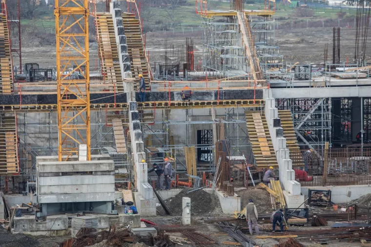 NAJMODERNIJI I NAJLJEP&Scaron;I STADION U HRVATSKOJ IZ DANA U DAN RASTE: Pogledajte najnovije kadrove budućeg Osijekovog doma