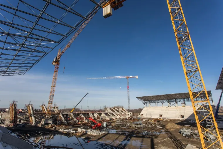 NAJMODERNIJI I NAJLJEP&Scaron;I STADION U HRVATSKOJ IZ DANA U DAN RASTE: Pogledajte najnovije kadrove budućeg Osijekovog doma