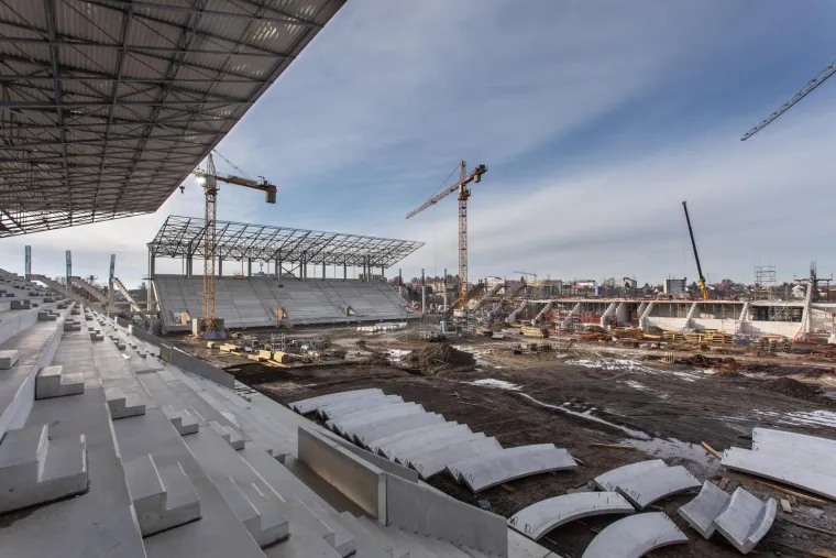 NAJMODERNIJI I NAJLJEP&Scaron;I STADION U HRVATSKOJ IZ DANA U DAN RASTE: Pogledajte najnovije kadrove budućeg Osijekovog doma