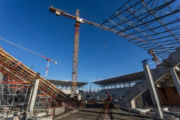 NAJMODERNIJI I NAJLJEP&Scaron;I STADION U HRVATSKOJ IZ DANA U DAN RASTE: Pogledajte najnovije kadrove budućeg Osijekovog doma