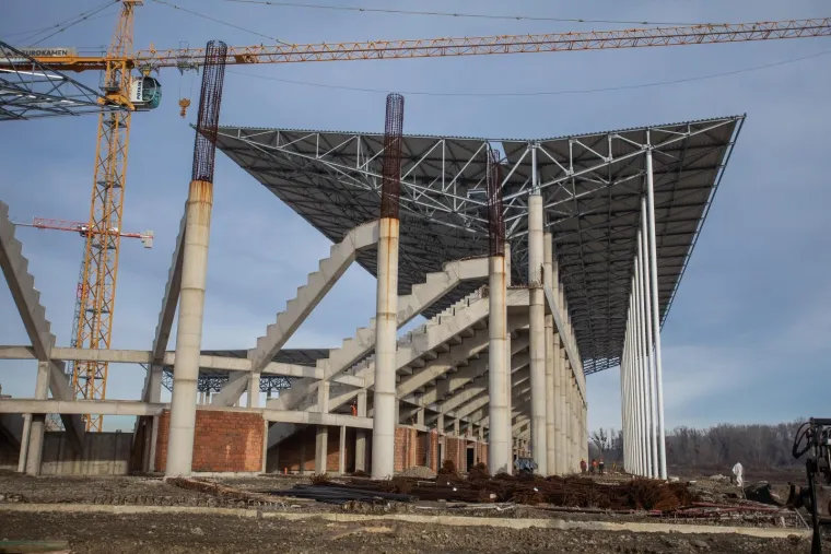 NAJMODERNIJI I NAJLJEP&Scaron;I STADION U HRVATSKOJ IZ DANA U DAN RASTE: Pogledajte najnovije kadrove budućeg Osijekovog doma