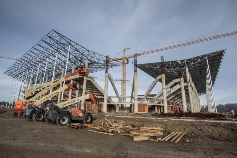 Radovi na novom stadionu osječkog prvoliga&scaron;a na Pampasu u punom su jeku