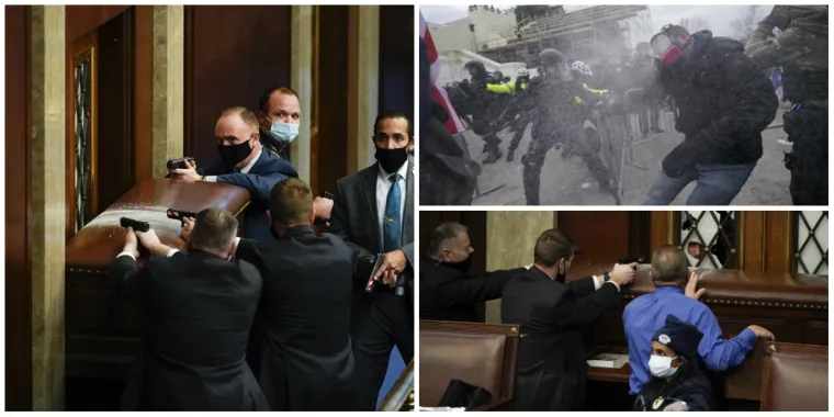 Kaos u Washingtonu: Trumpovi prista&scaron;e probili blokadu i upali u zgradu Kapitola, sukobili se i s policijom