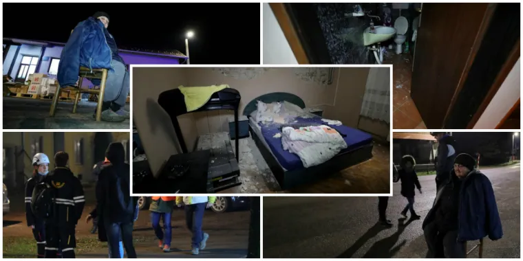 Novi jaki potres napravio nove &scaron;tete u Petrinji, stanovnici u strahu iza&scaron;li na ulice!