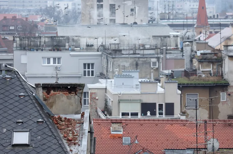 Nije poznato kada će se krenuti u sustavnu obnovu zagrebačkih zgrada... Foto: Marko Prpić/PIXSELL