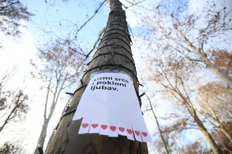 Fotografije su snimljene u parku Zrinjevac.