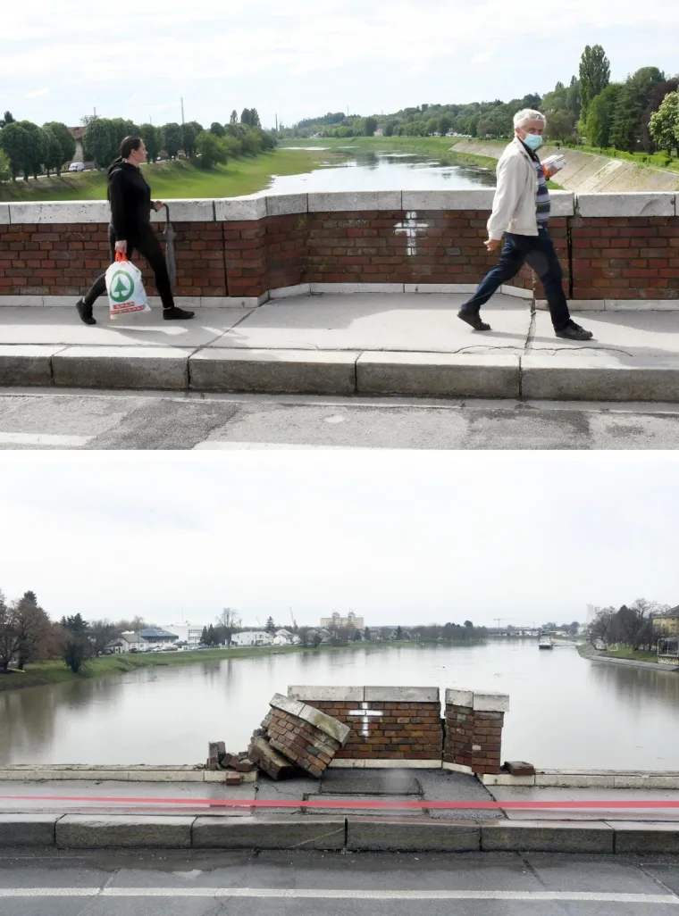 Pogledajte fotografije koje srce slamaju: Petrinja i Sisak prije i poslije potresa