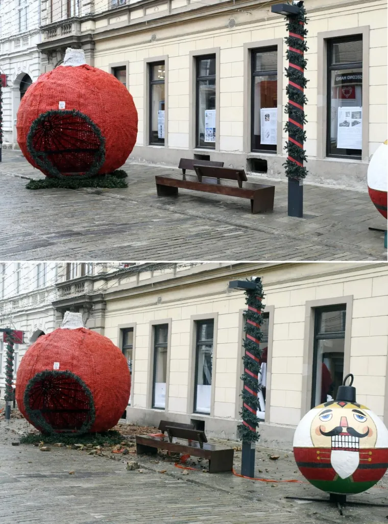 Pogledajte fotografije koje srce slamaju: Petrinja i Sisak prije i poslije potresa