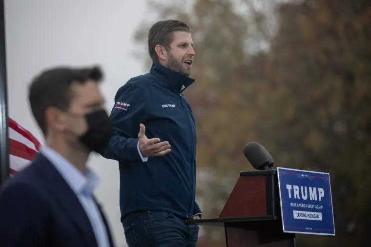 Eric Trump, listopad 2020.