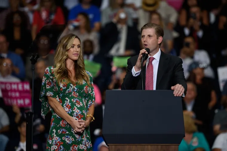 Eric Trump i Lara Yunaska Trump, srpanj 2017.