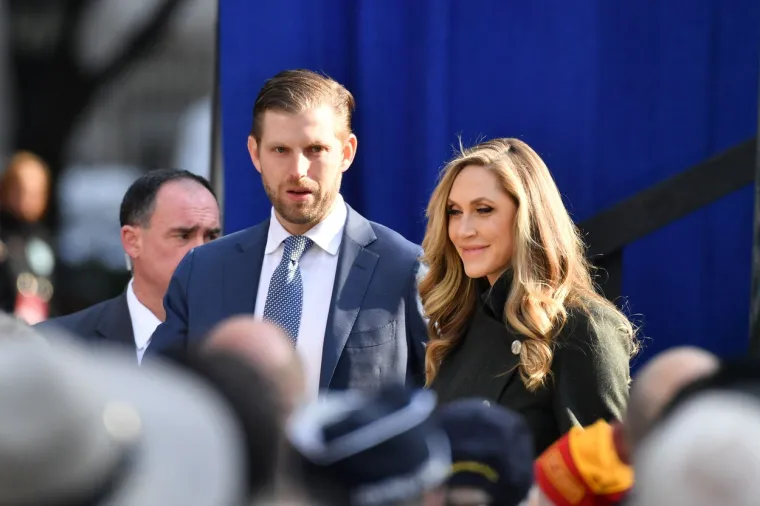 Eric Trump i Lara Yunaska Trump, studeni 2019.