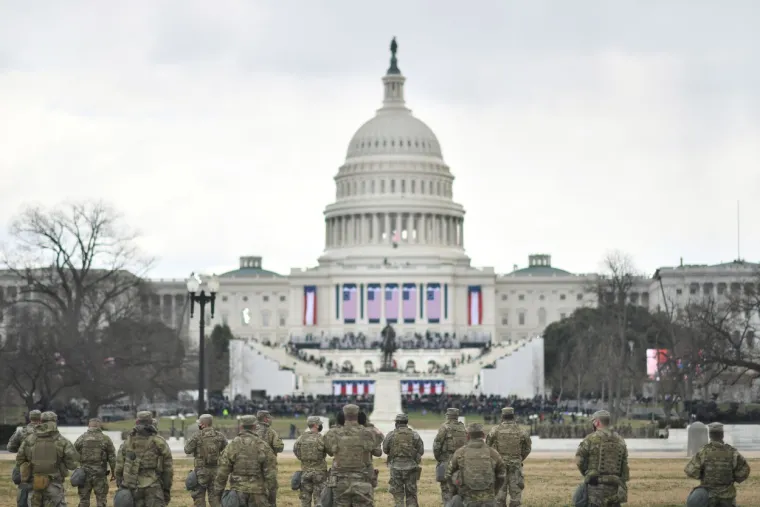 vojnici na Kapitolu u Washingtonu