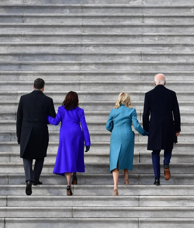 Joe Biden sa suprugom i Kamala Harris sa suprugom